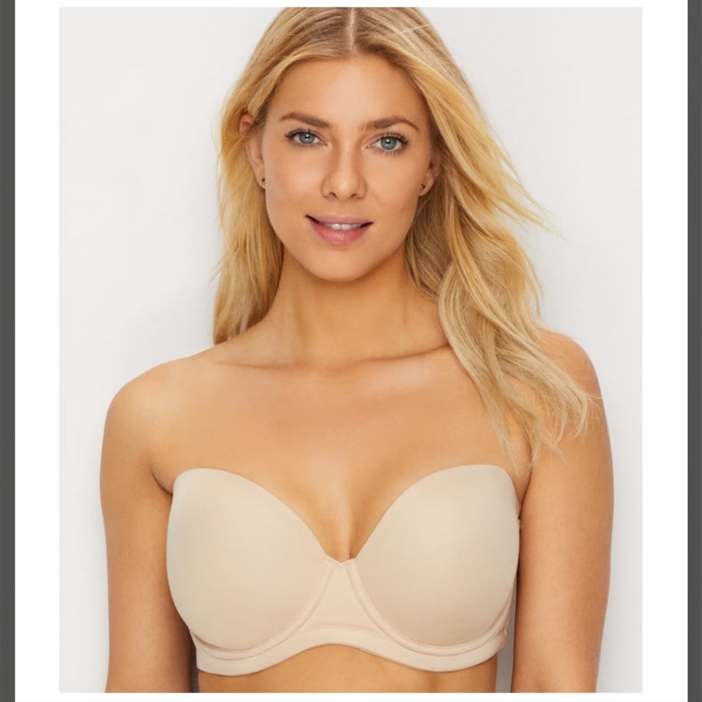 Wacoal Red Carpet Strapless Bra US 36H in nude